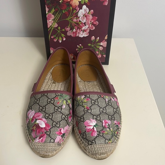 Authentic Gucci supreme bloom espadrilles 38 - Picture 1 of 6